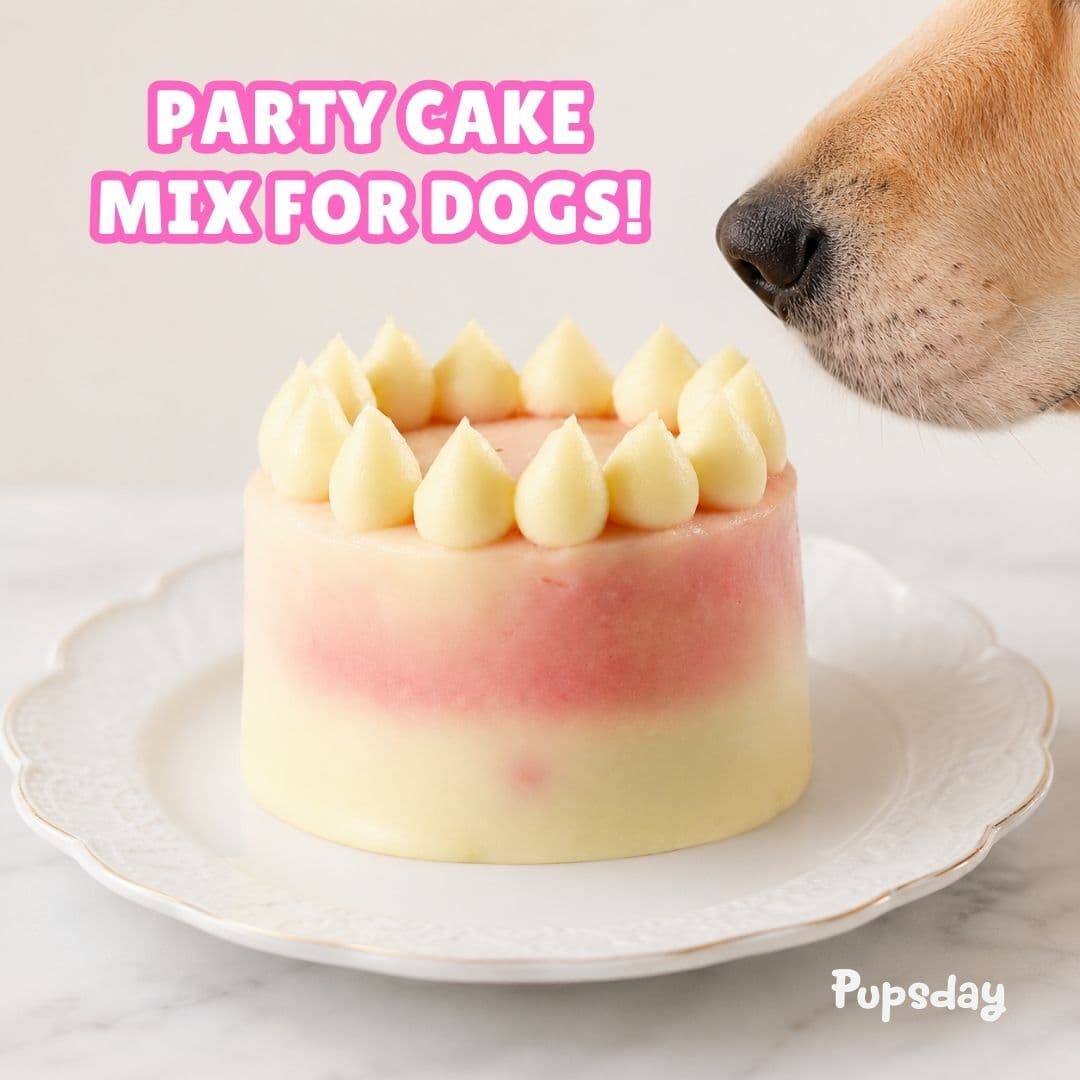 Party Cake Mix for Dogs — DIY Birthday Cake Kit